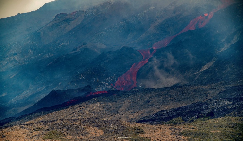 留尼汪岛火山图片